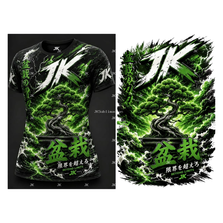 🌳 Bonsai Dragon JK | Diseño Masculino Japonés PNG