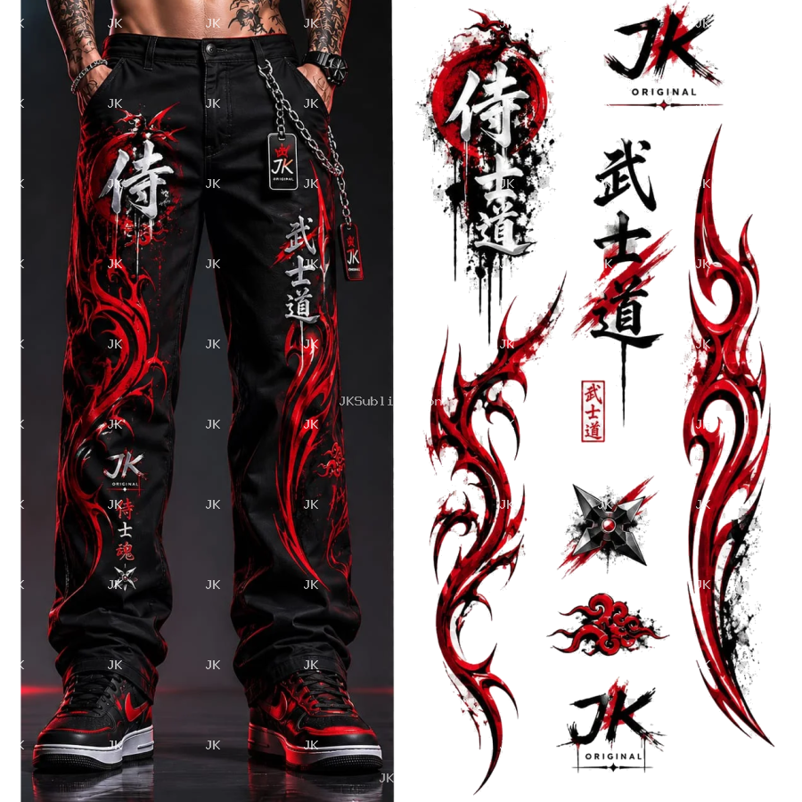 RED TRIBAL DRAGON