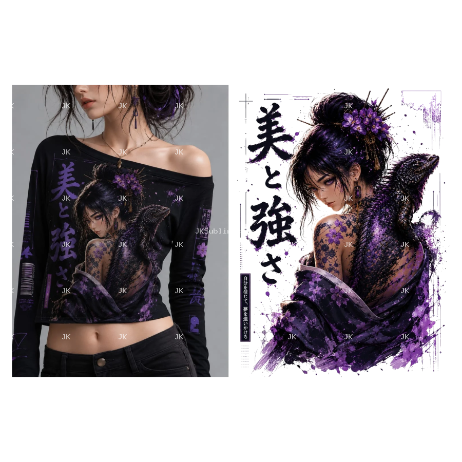 JK Shadow Empress Anime – Diseño Gótico Japonés Premium HD 4500x5400