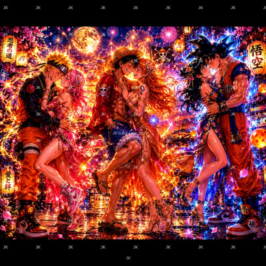 JK Anime Love Festival – Parejas Legendarias Bajo los Fuegos Artificiales