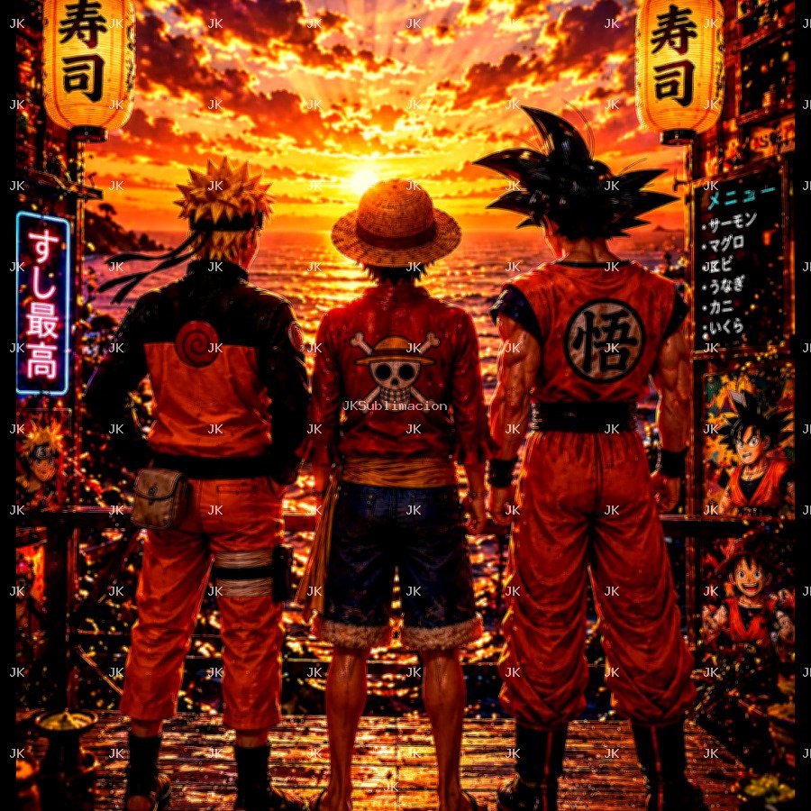 🌅🤝 Leyendas Unidas – Amigos Frente al Horizonte